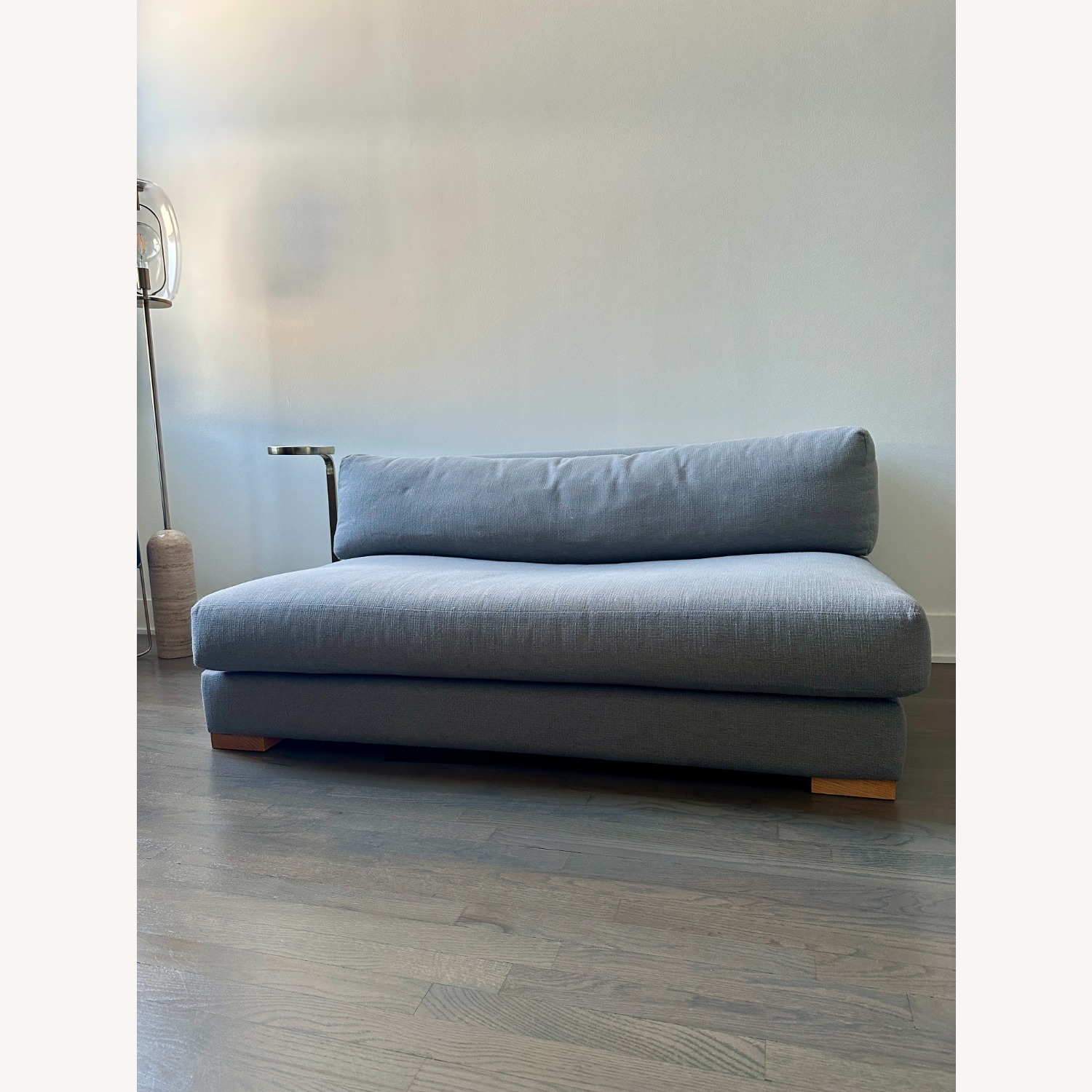 CB2 Piazza Light Gray 2 Seater Sofa - image-2