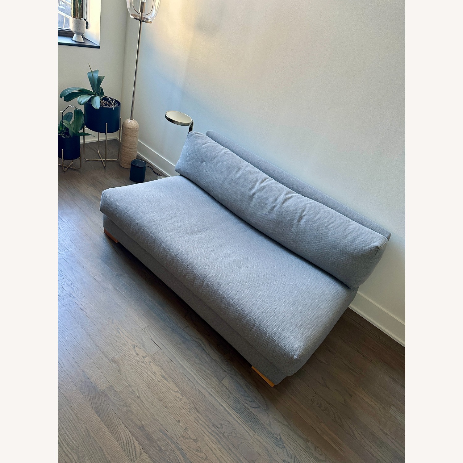 CB2 Piazza Light Gray 2 Seater Sofa - image-4