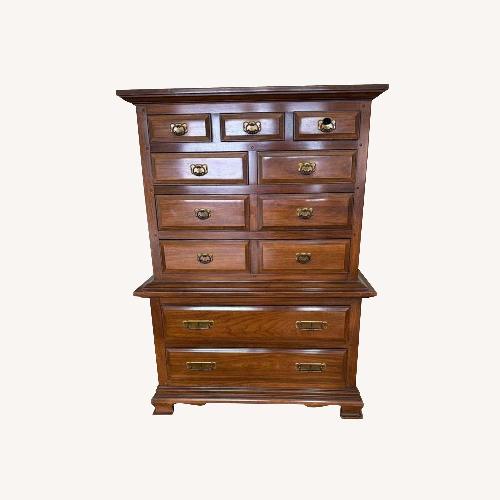 Used Dark Brown Wood Dresser for sale on AptDeco