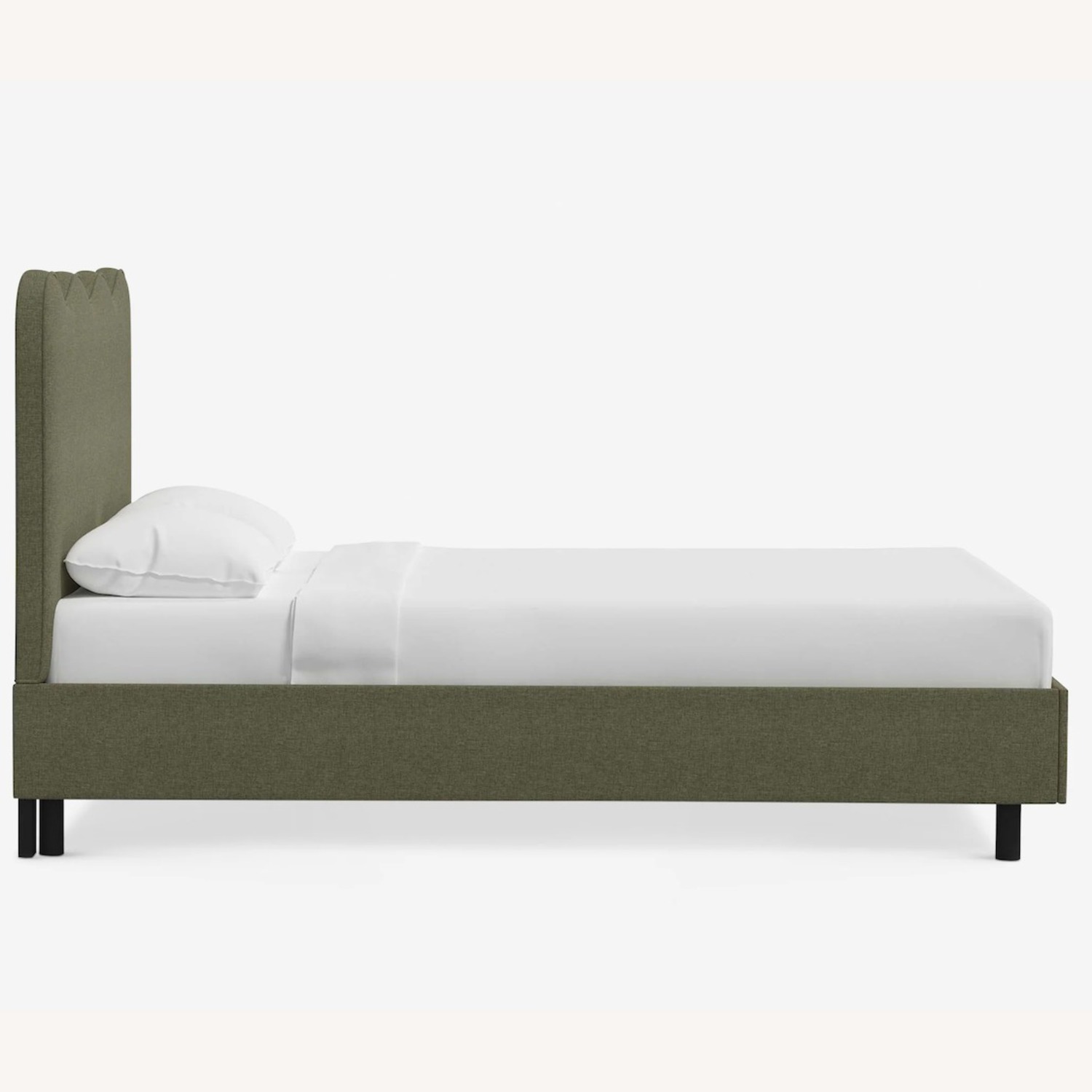 Lulu & Georgia Green Velvet Clementine King Bed - image-2
