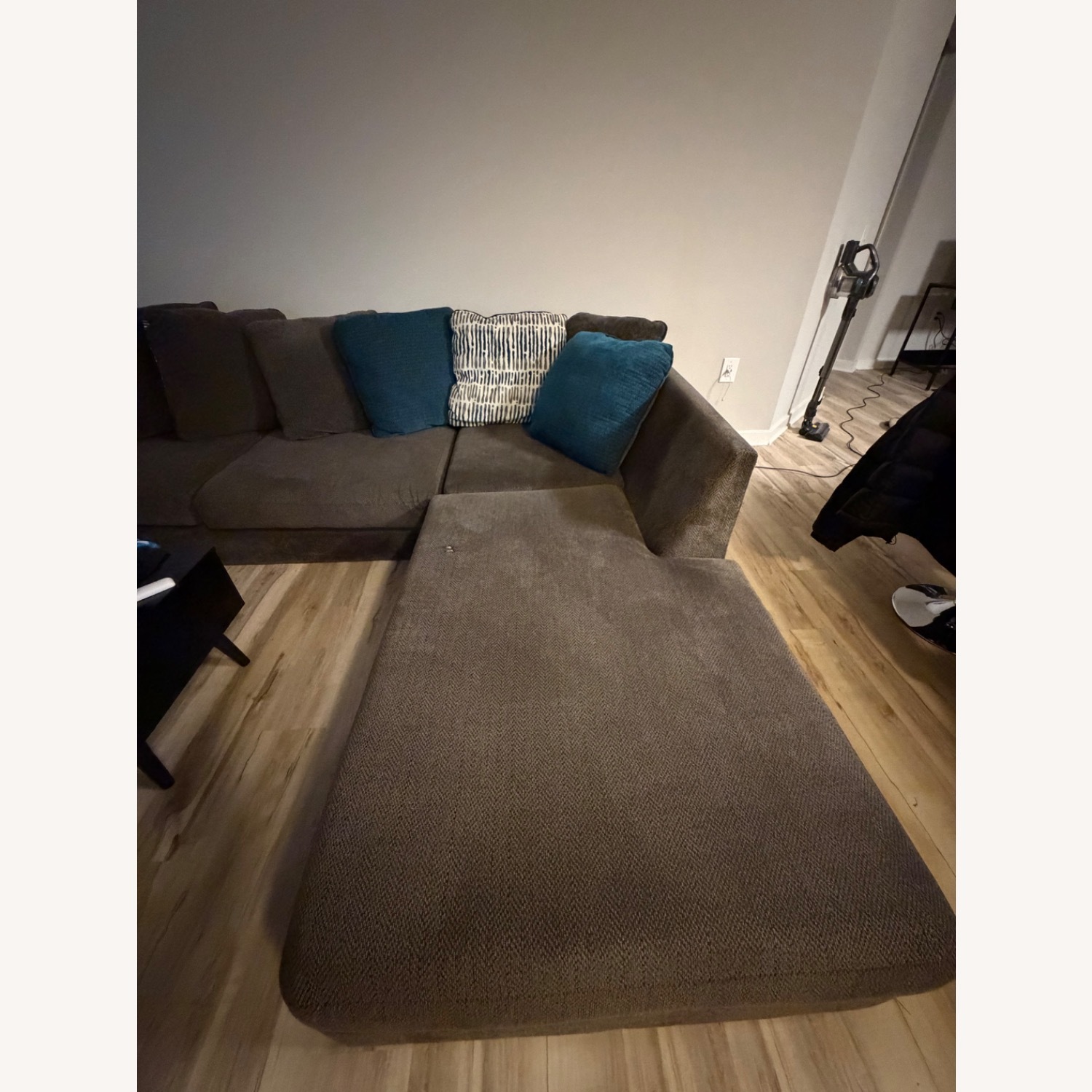 Dark Gray 2 Piece Sectional - image-3