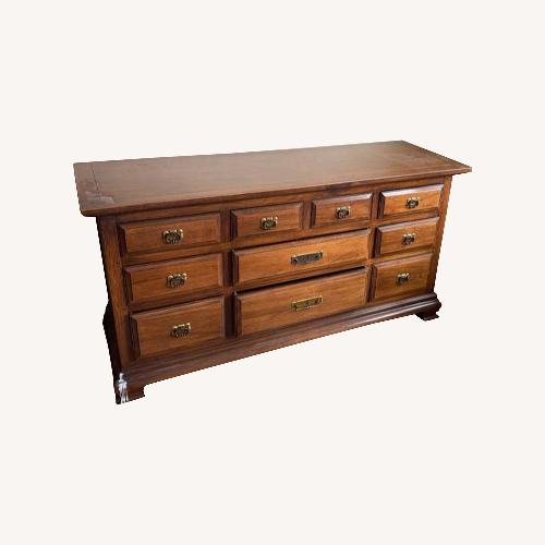 Used Dark Brown Wood Dresser for sale on AptDeco