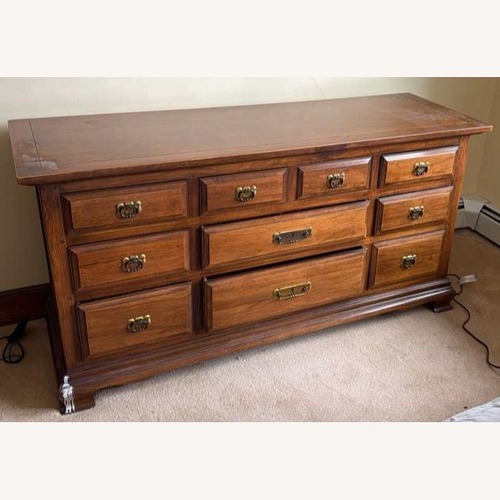Used Dark Brown Wood Dresser for sale on AptDeco