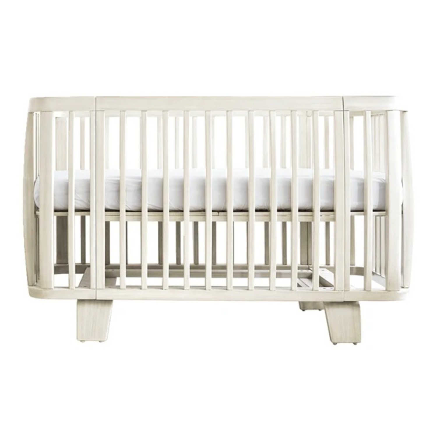 Bloom Baby Retro Crib (White Wash) + Toddler Rail - image-6