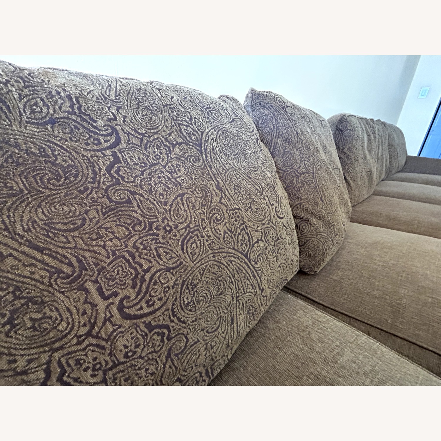 Pier 1 Imports Dark Brown 3+ Piece Sectional - image-4