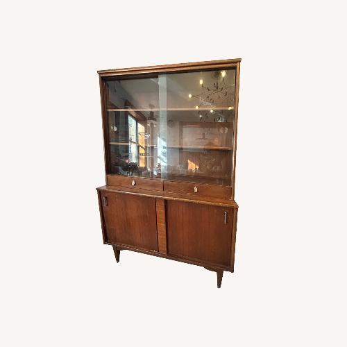 Used Keller Midcentury Petite Sideboard Hutch for sale on AptDeco