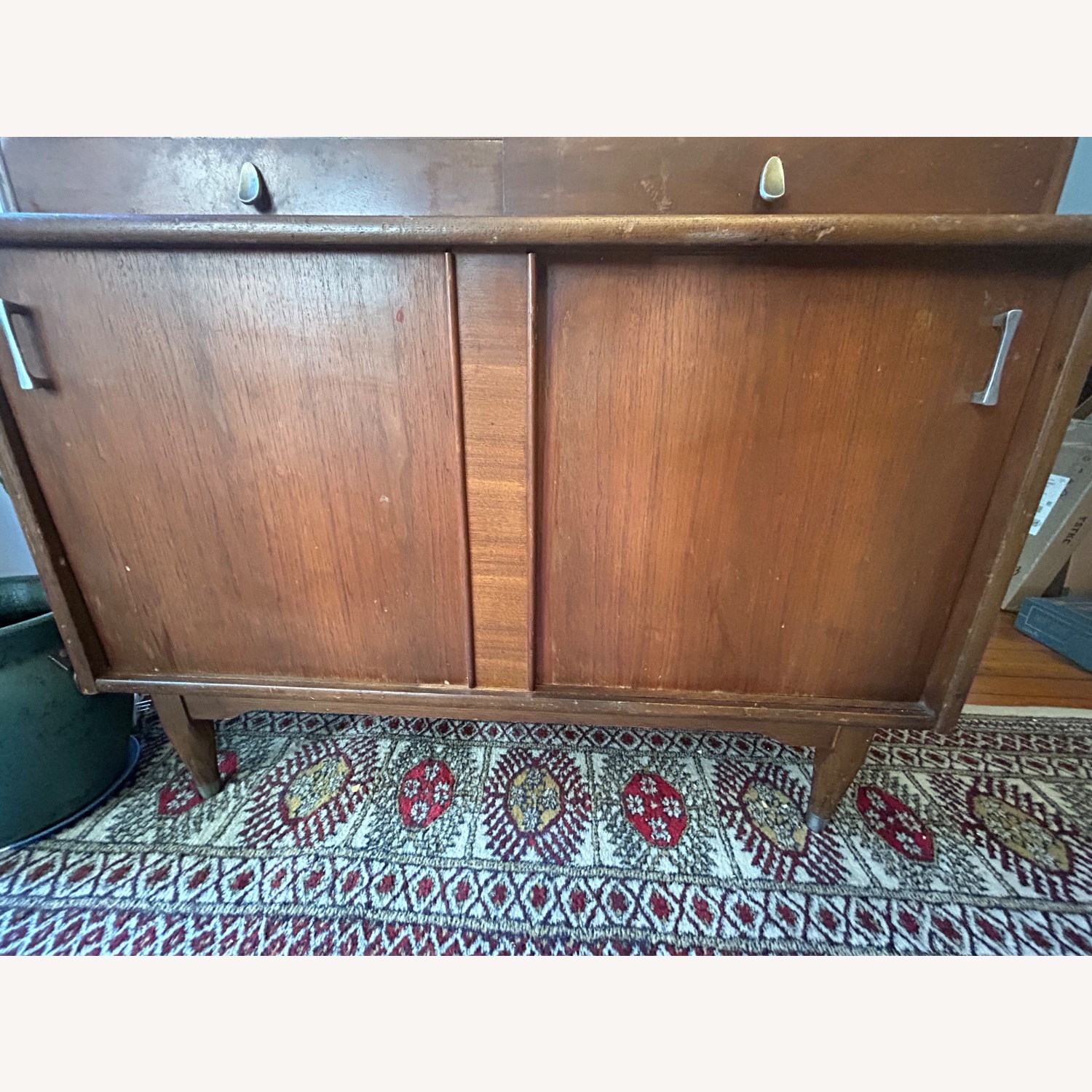 Keller Midcentury Petite Sideboard Hutch - image-7