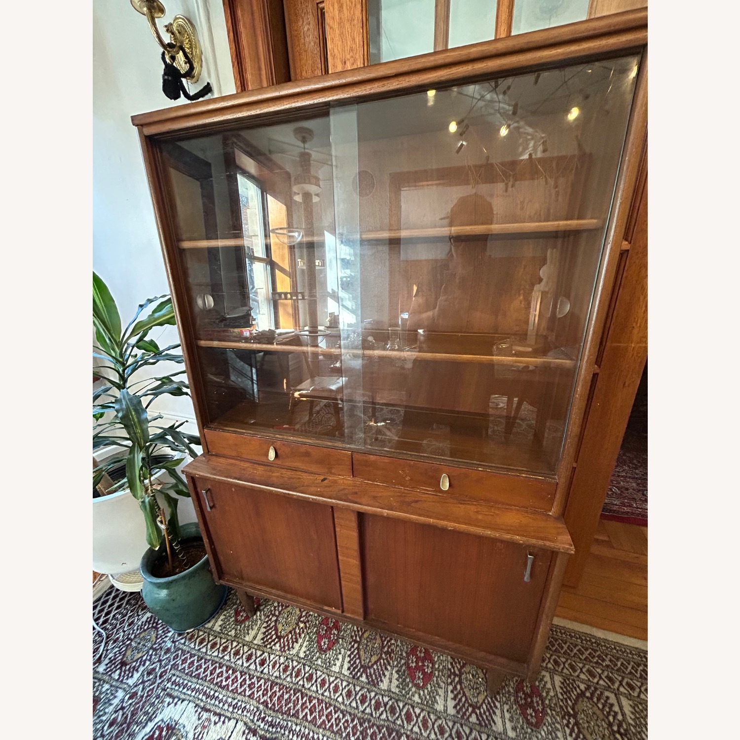 Keller Midcentury Petite Sideboard Hutch - image-2