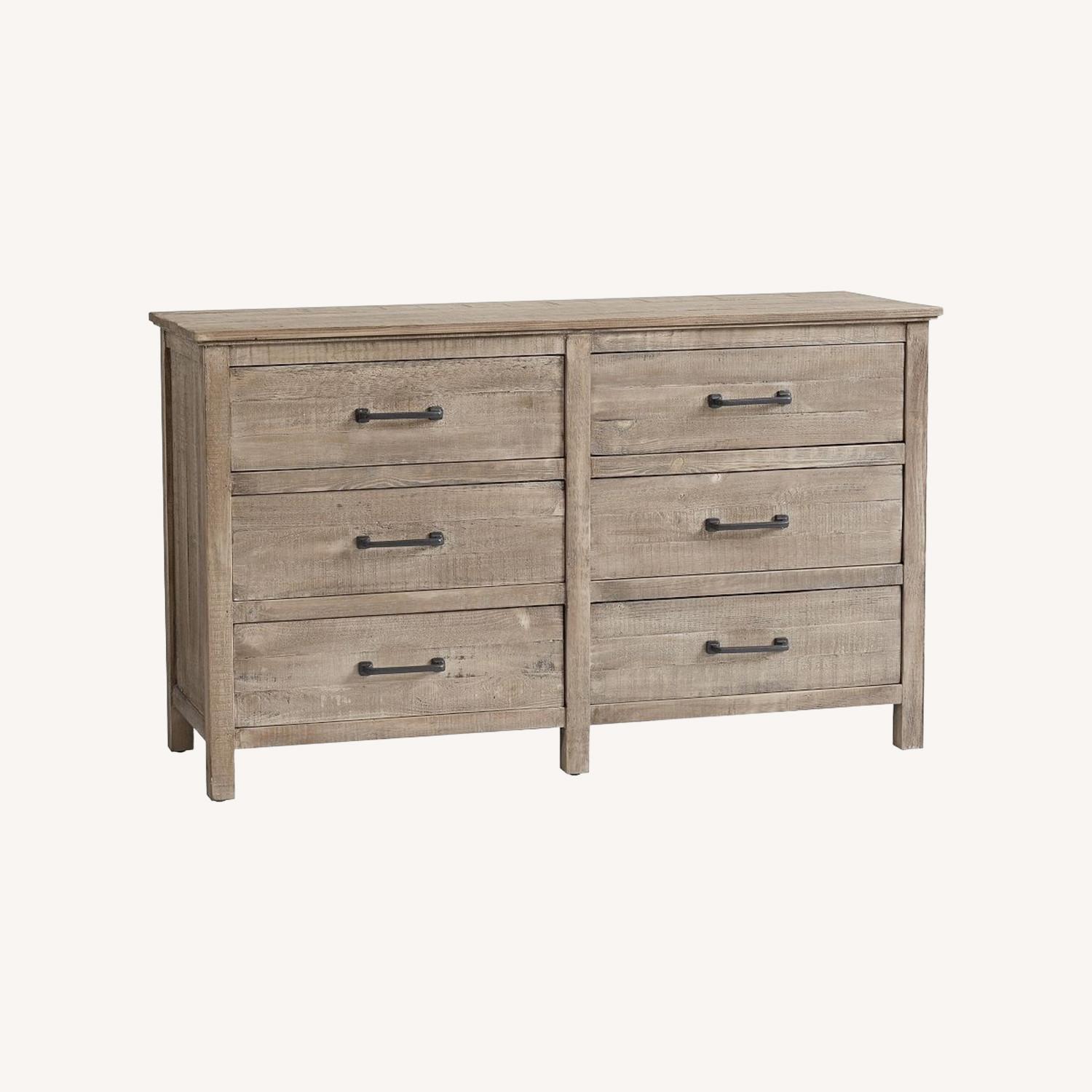 Pottery Barn Reclaimed Wood 6-Drawer Dresser - image-0