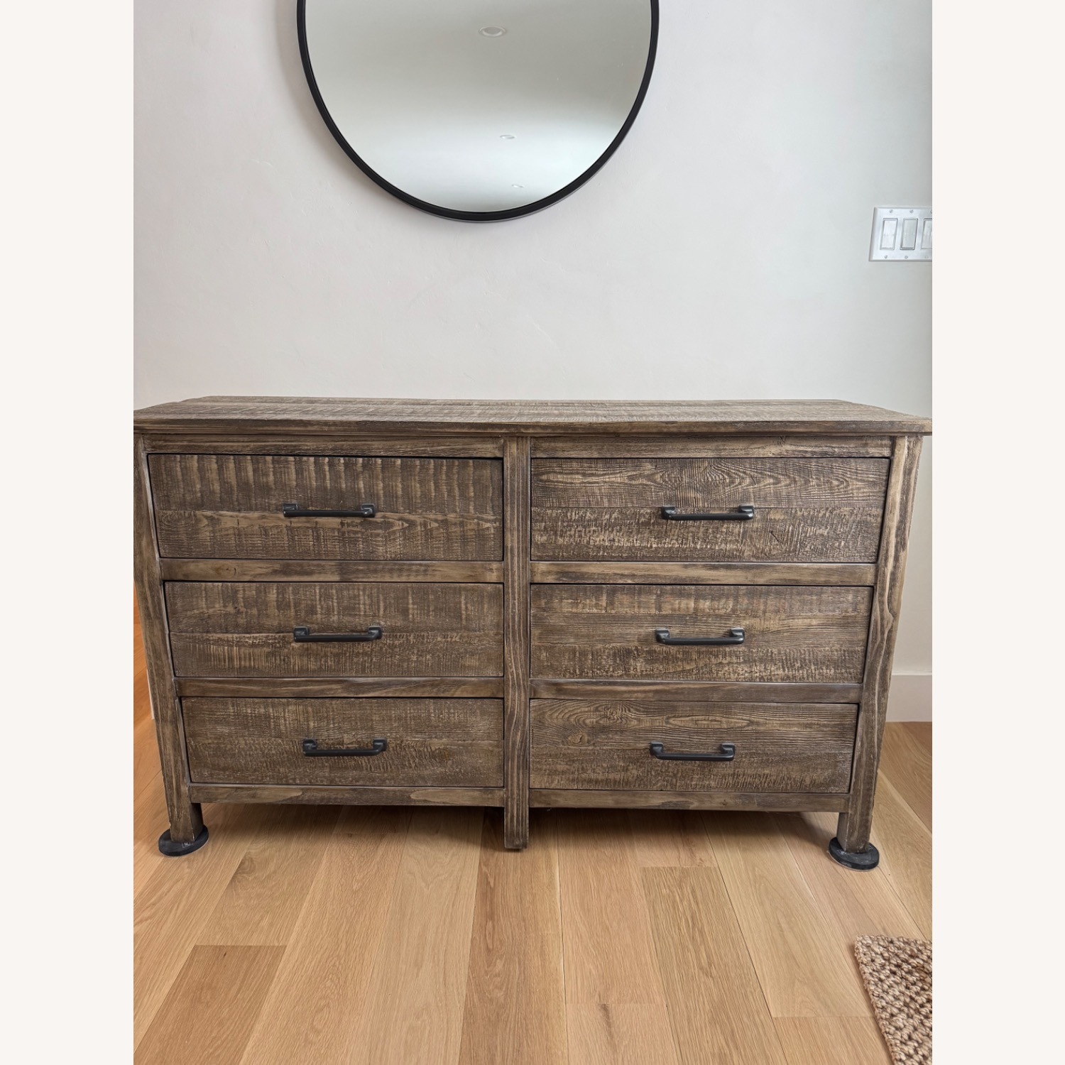 Pottery Barn Reclaimed Wood 6-Drawer Dresser - image-1