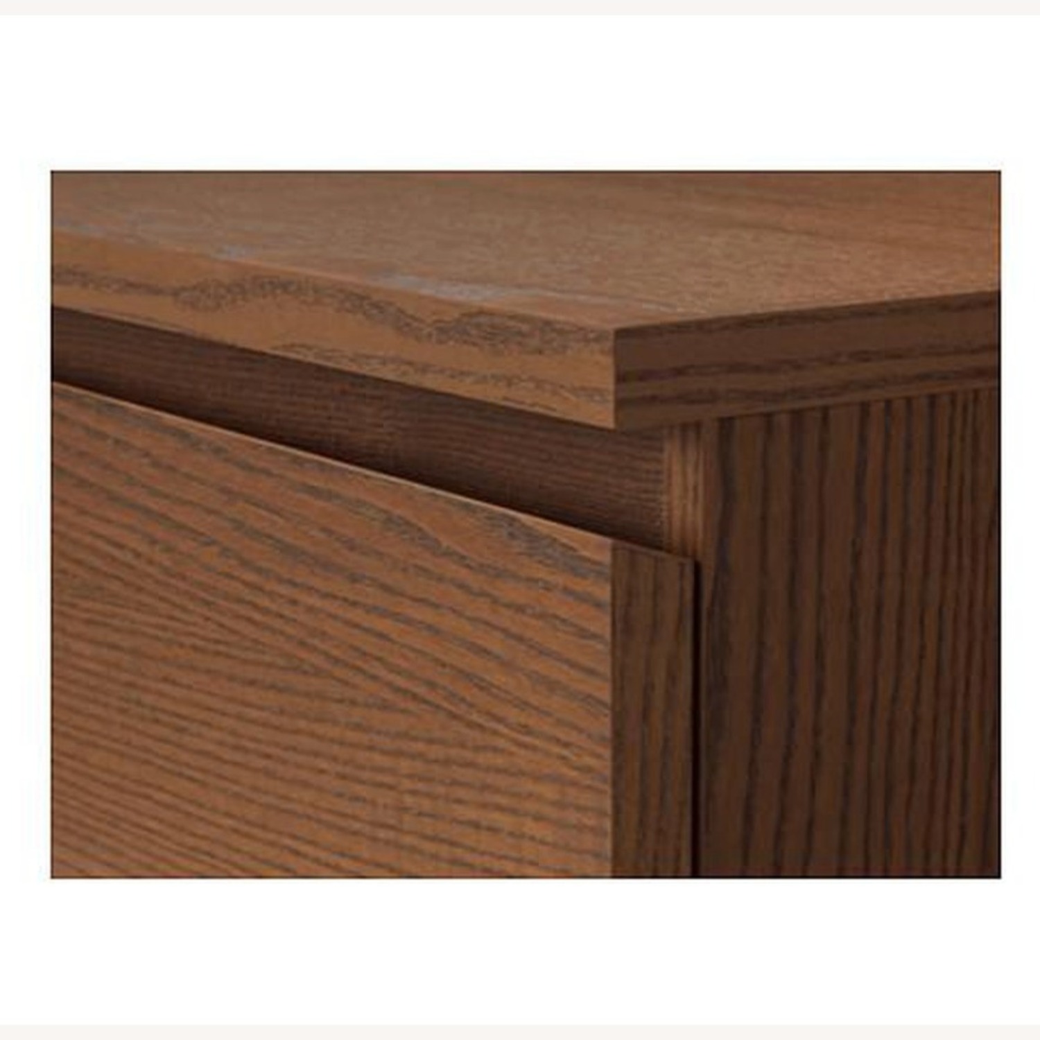 IKEA Malm 4-Drawer Chest Brown Ash Veneer - image-1