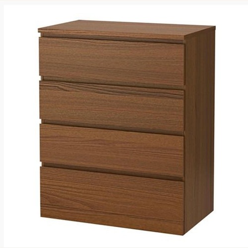 Used IKEA Malm 4-Drawer Chest Brown Ash Veneer for sale on AptDeco