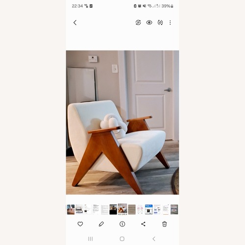 Used Wayfair Contemporary Accent Chair for sale on AptDeco