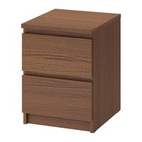 IKEA Malm Light Brown Wood Veneer Dresser