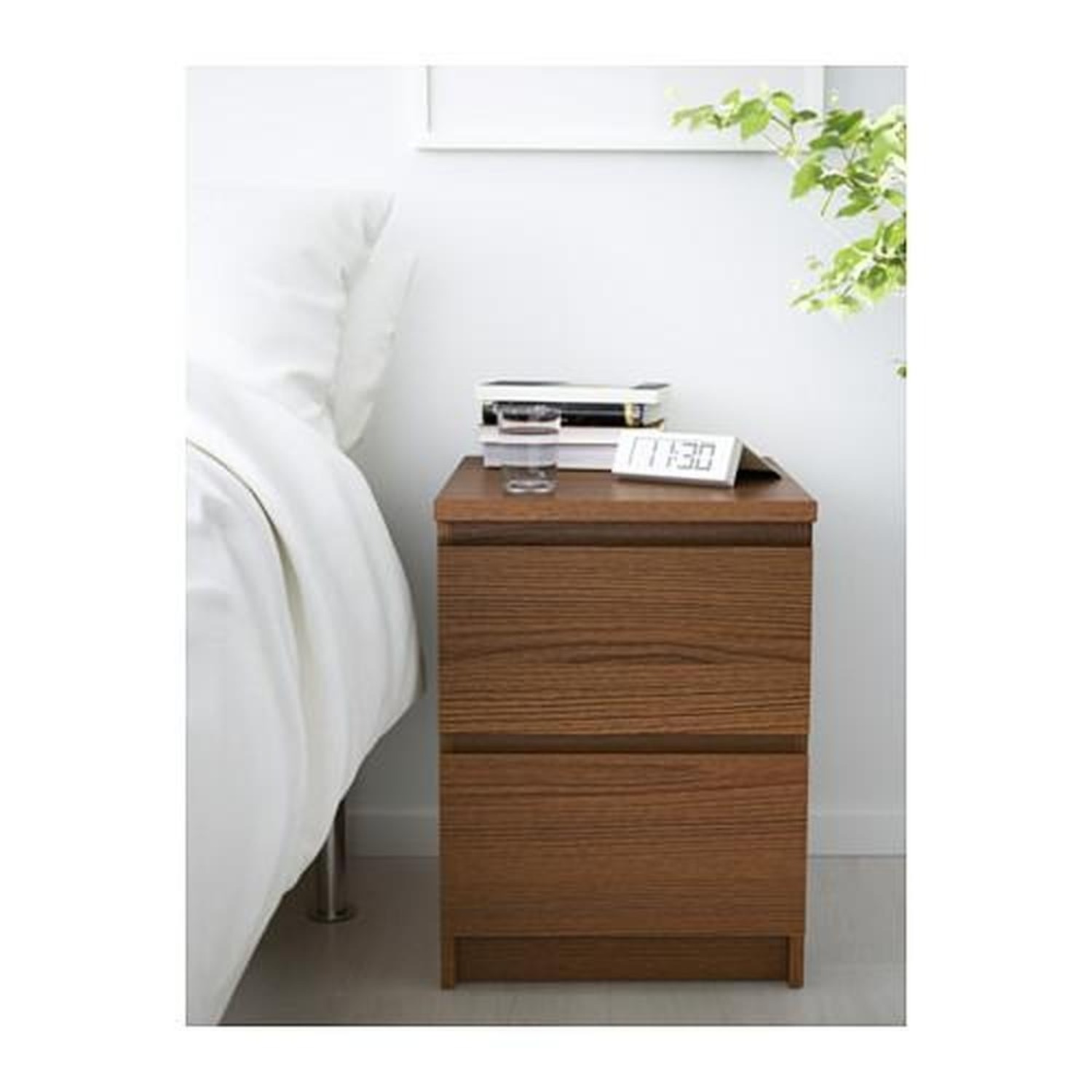 IKEA Malm Light Brown Wood Veneer Dresser - image-1