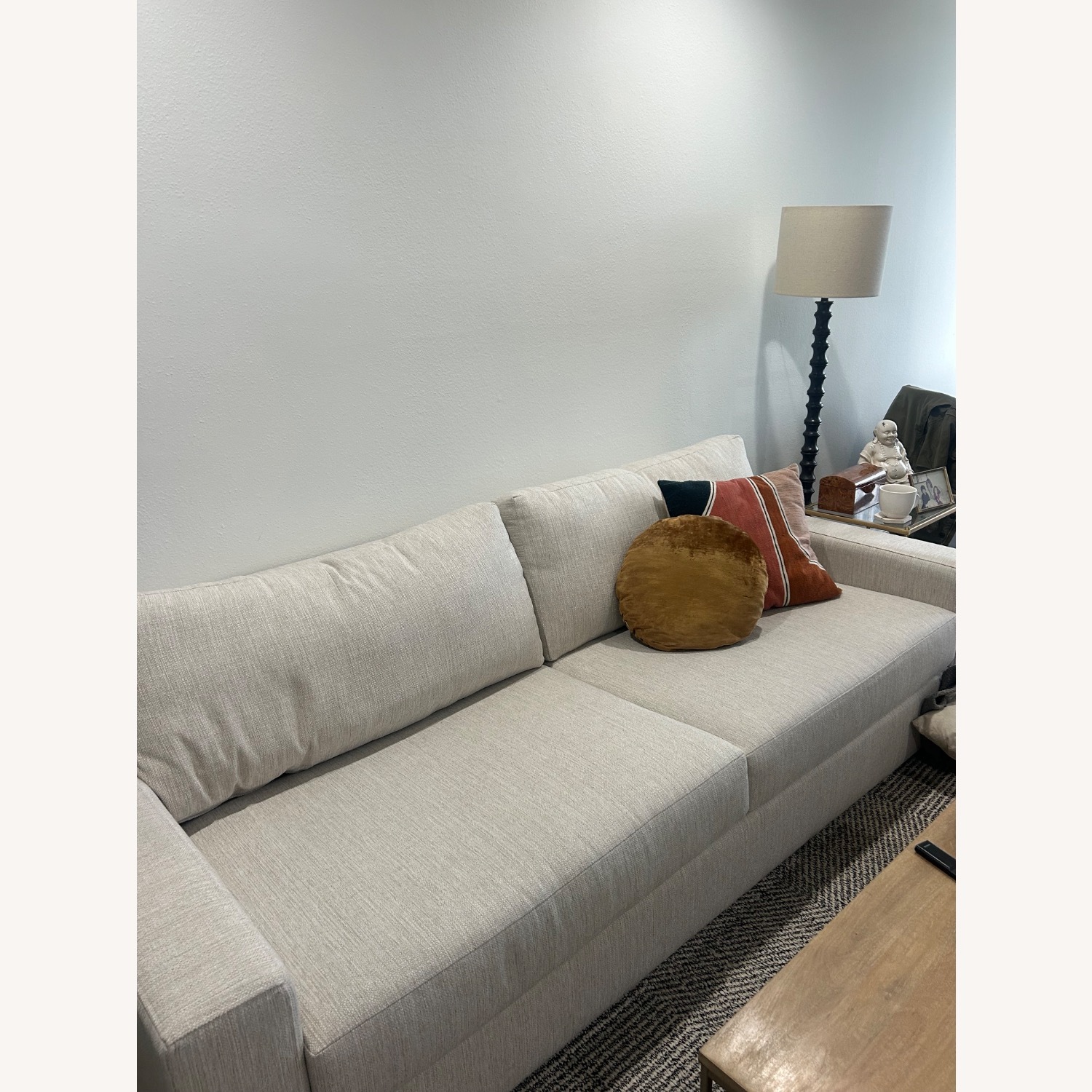Pampa Natural Fabric 2 Seater Sofa - image-4