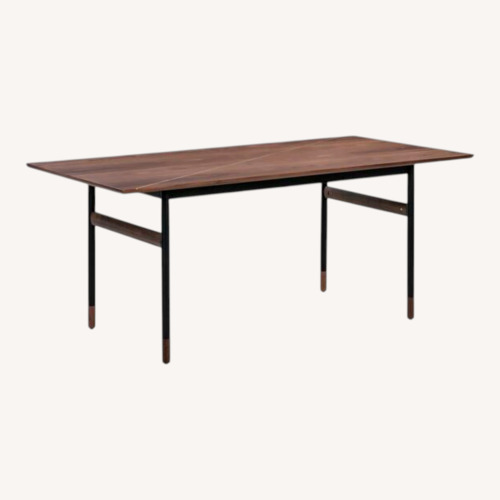 Used Kardiel Walnut Dining Table for 6 for sale on AptDeco