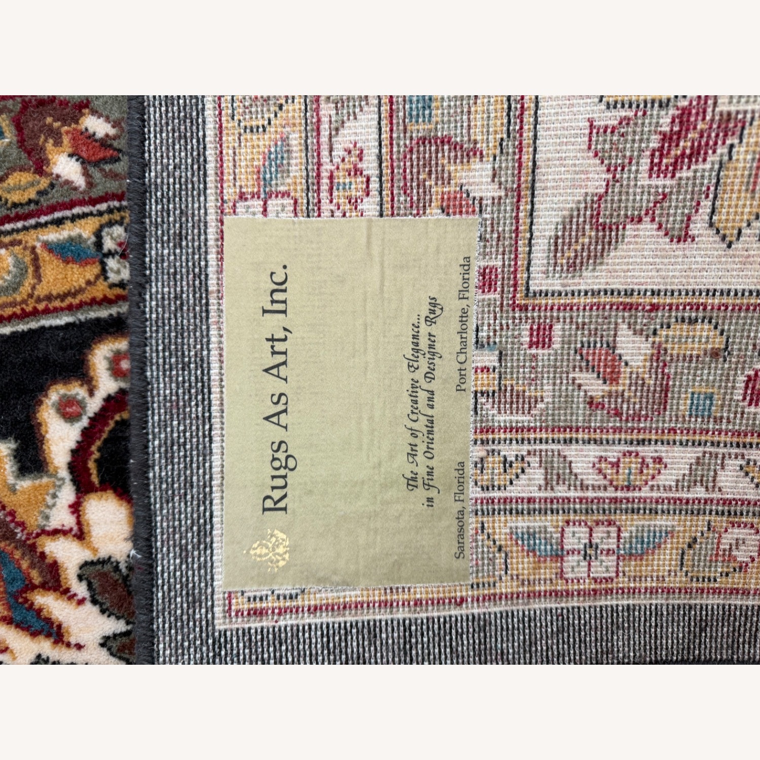 Black Area Rug 9.5' x 13' - image-2