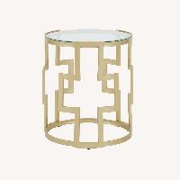 Wayfair Etta Avenue Gold Side Table