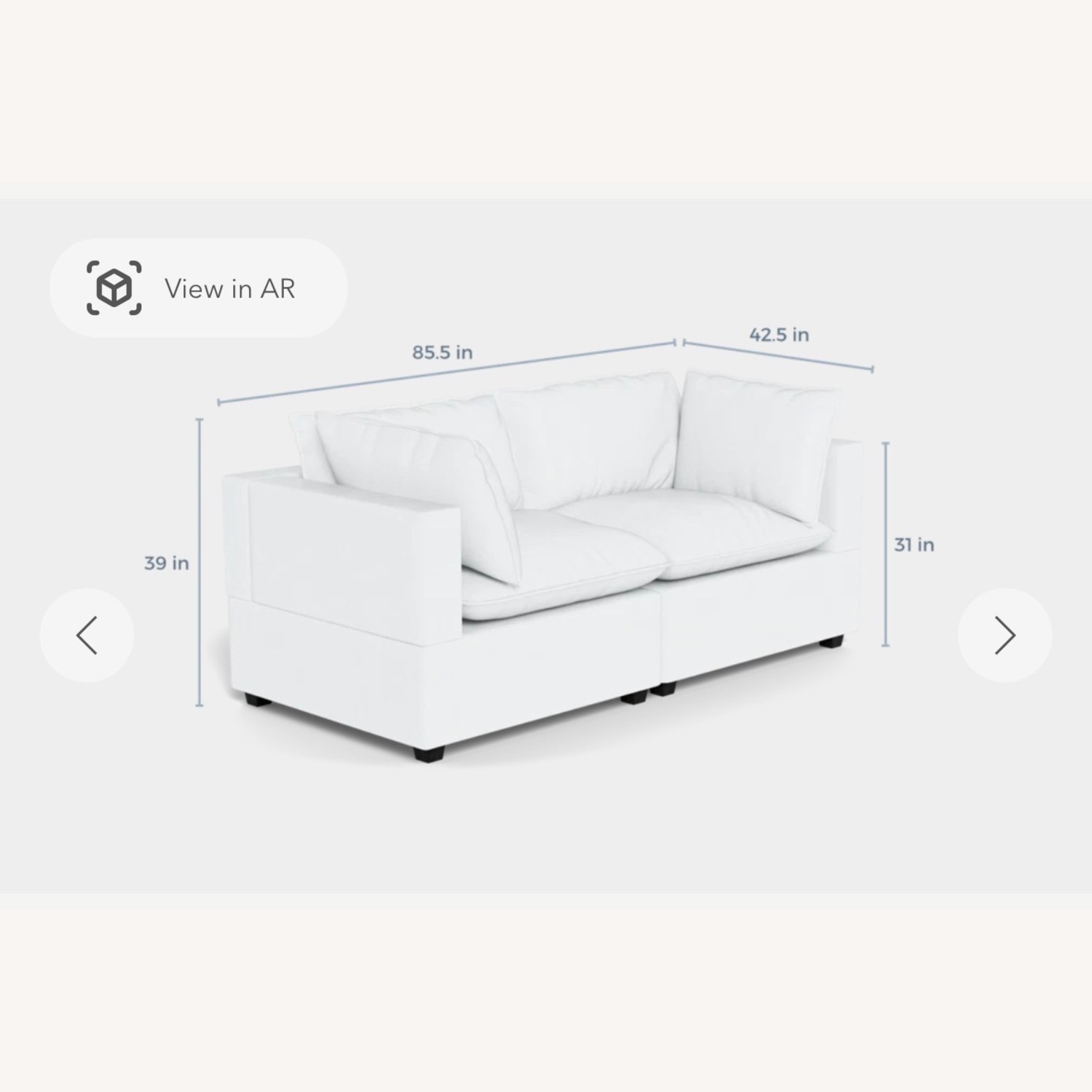 Albany Park Kova Cushion Sofa  - image-2