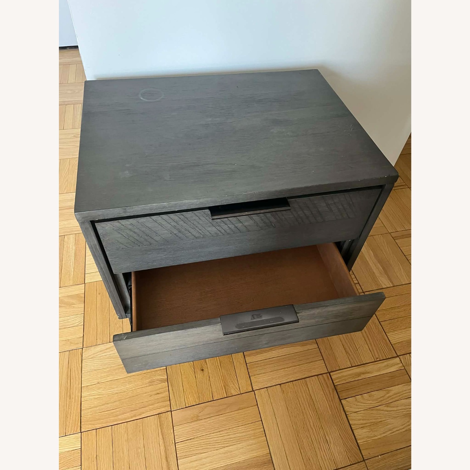 Wayfair Gray Wood Nightstand - image-4