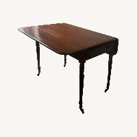 Vintage/Antique Dark Brown Wood Desk
