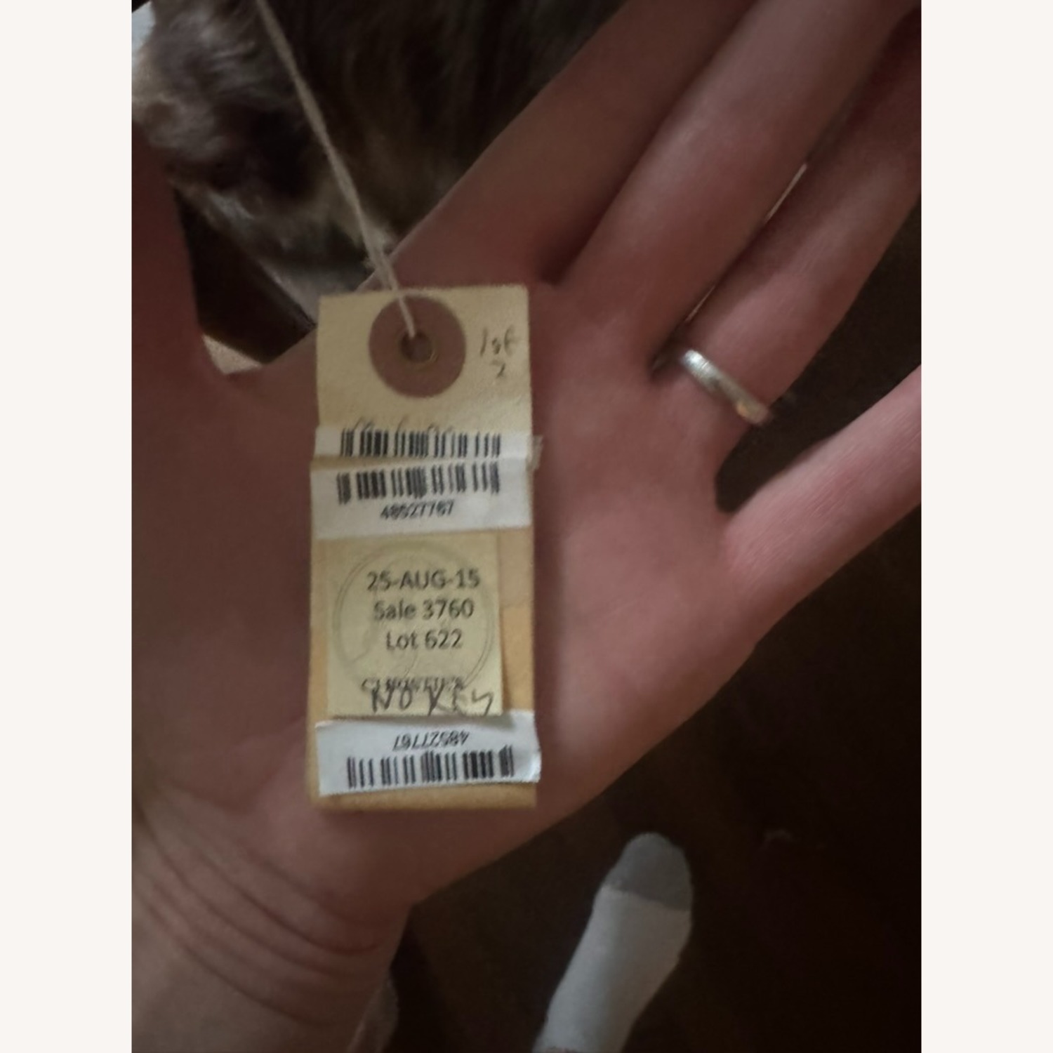 Vintage/Antique Dark Brown Wood Desk - image-3