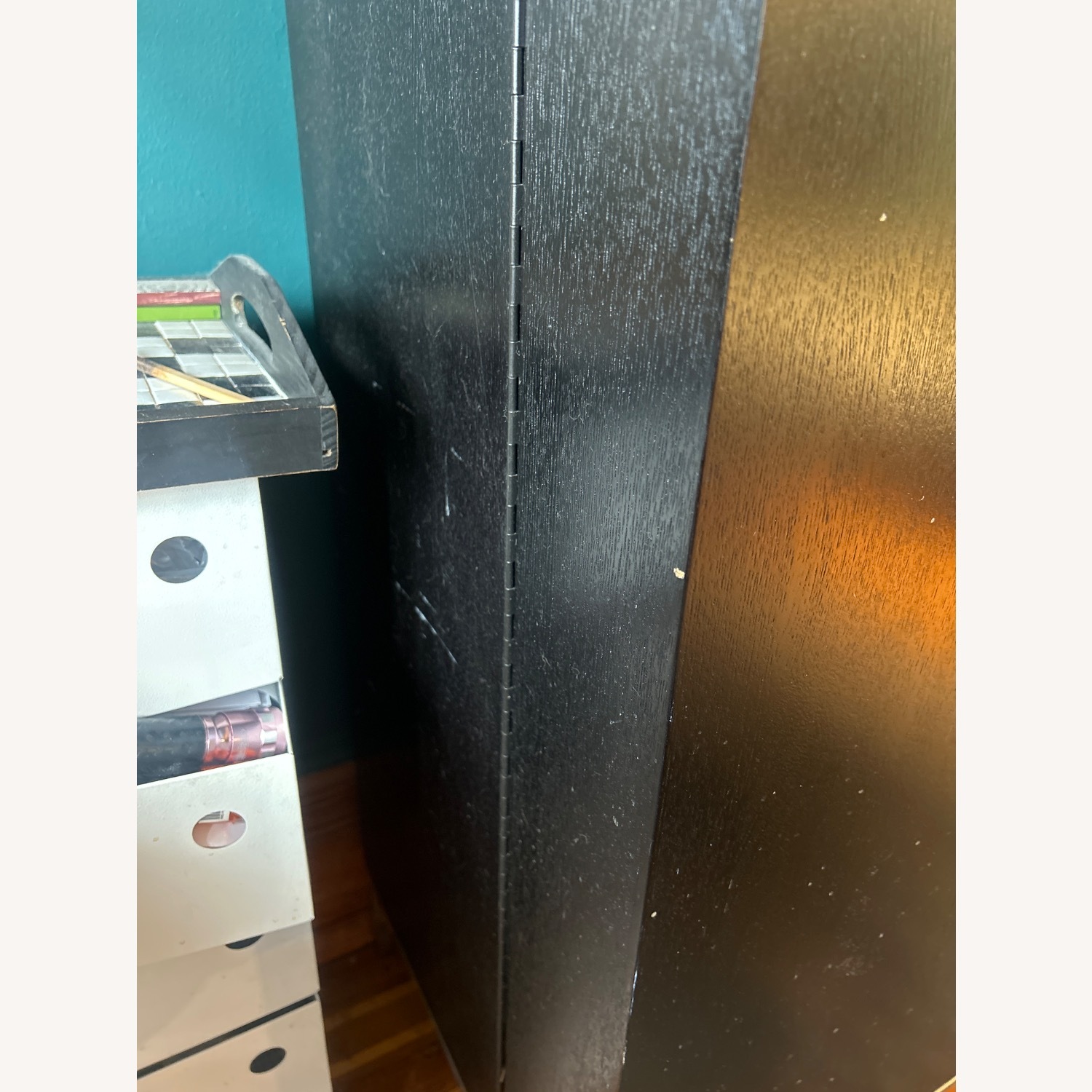 Mitchell Gold + Bob Williams Black Wood Bar Cart - image-4