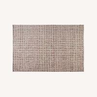 Light Brown Fabric Area Rug 5' x 7'
