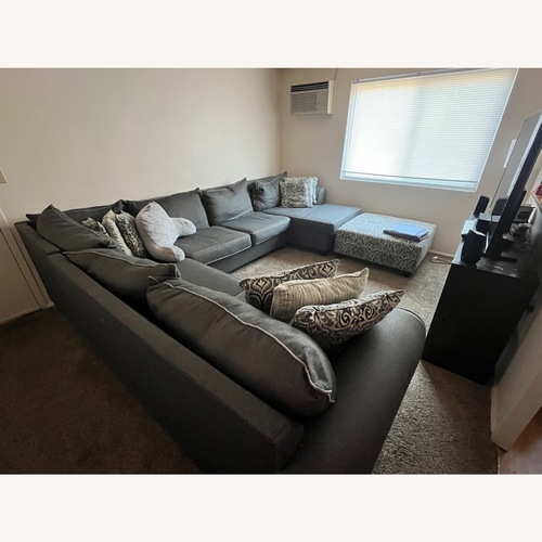 Used Bob's Discount Sectional Sofa with Full Bed for sale on AptDeco