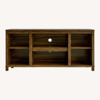 Mainstays Parsons TV Stand for TVs up to 50", Canyon Walnut