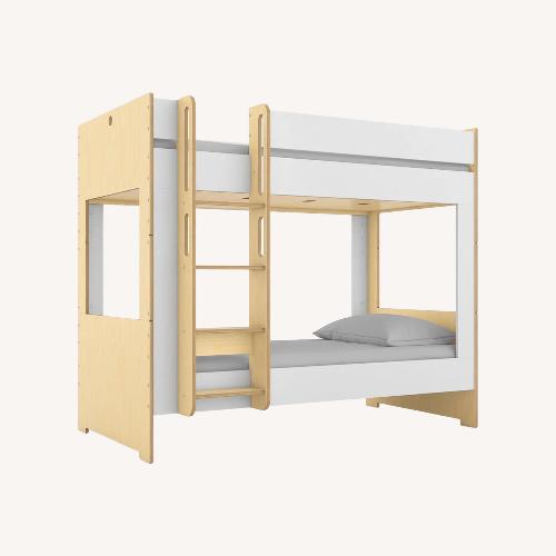 Used Casa Kids  Birch/White Bunk Bed for sale on AptDeco
