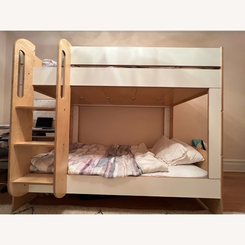 Used Casa Kids  Birch/White Bunk Bed for sale on AptDeco