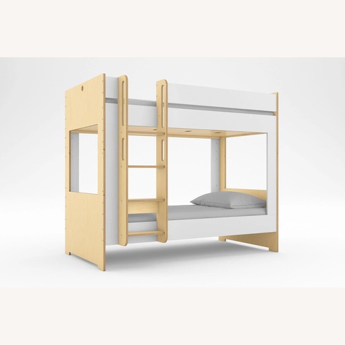 Used Casa Kids  Birch/White Bunk Bed for sale on AptDeco