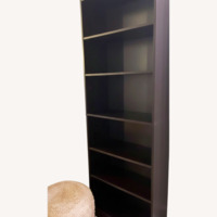 Dark Brown Wooden Bookcase 