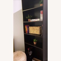 Dark Brown Wooden Bookcase