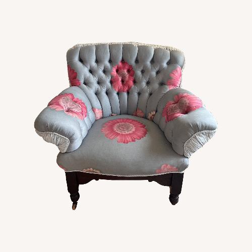 Used Vintage “Turkish” Tufted Chair for sale on AptDeco