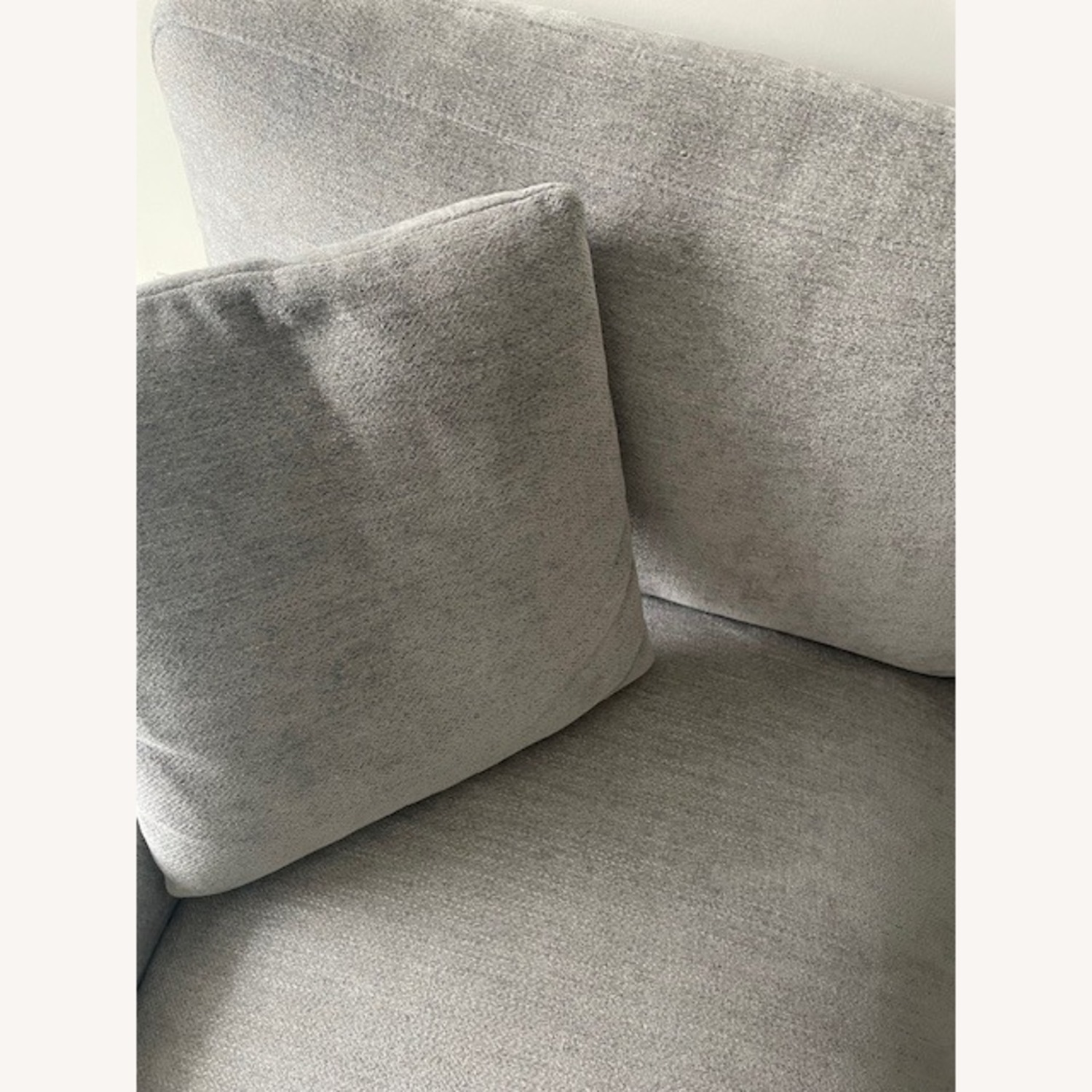 Wayfair Light Gray Fabric 2 Seater Sofa - image-4