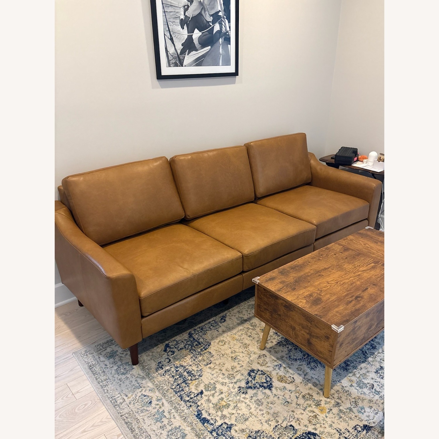 Burrow Nomad Leather Sofa - image-1