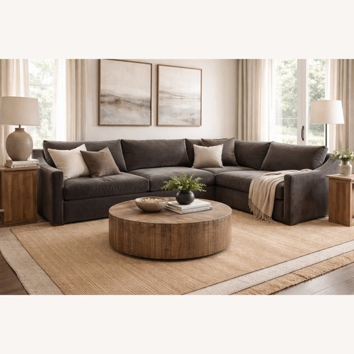 Used Restoration Hardware Belgian 2 Piece Sectional for sale on AptDeco