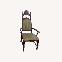 Dark Brown Wood Dining Chairs