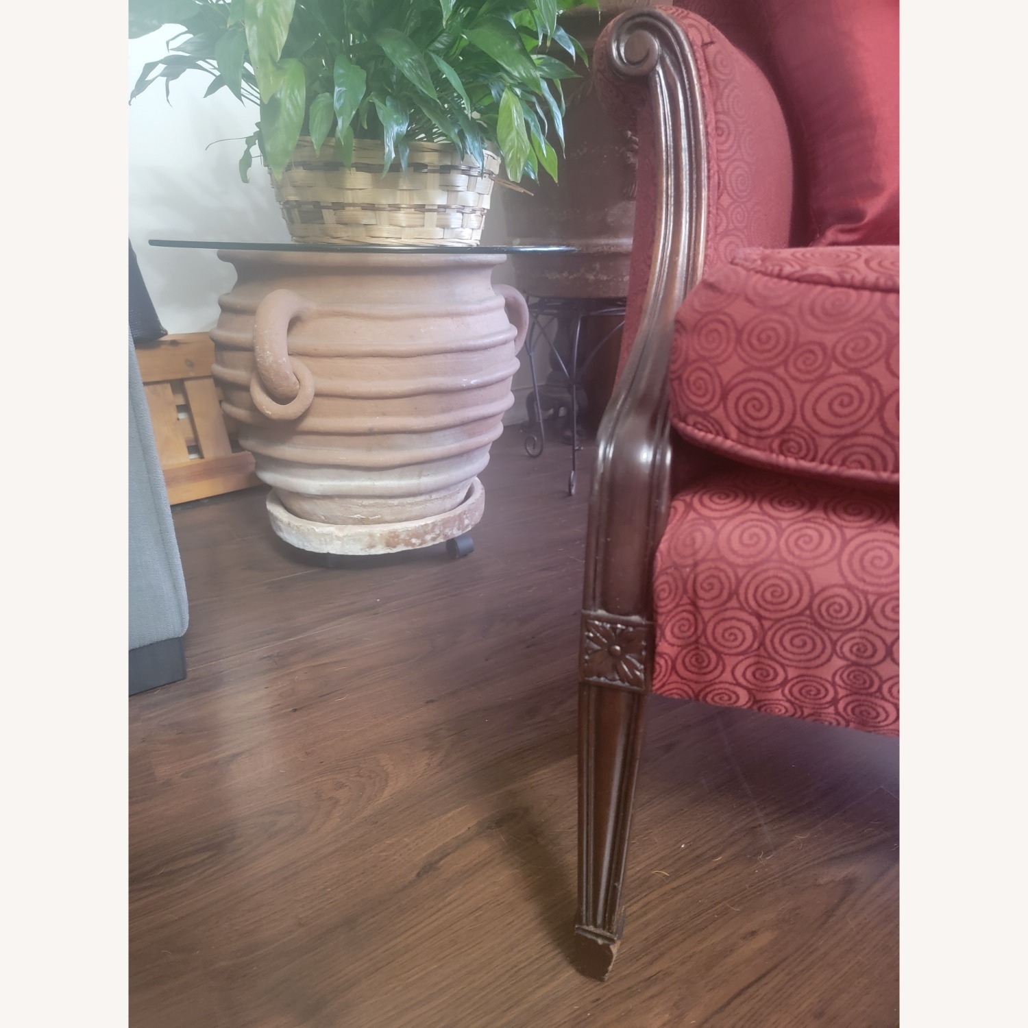 Vintage/Antique Red Armchair - image-3