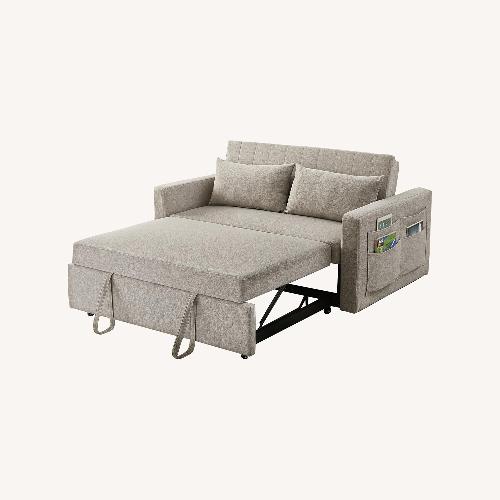 Used NOORDENIYA Light Gray Convertible Sofa Bed for sale on AptDeco