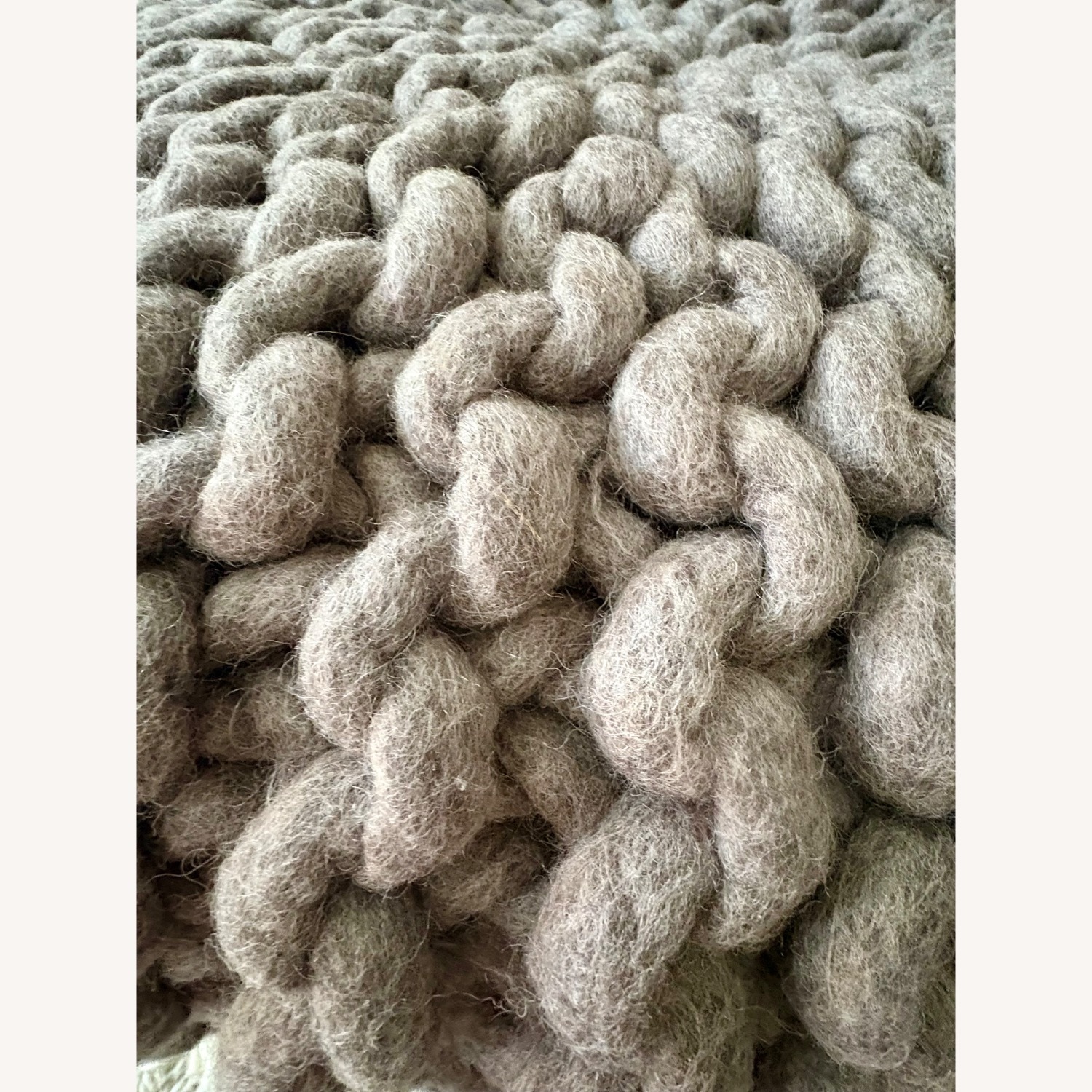 Design Within Reach Wool Urchin Flocks Pouf - image-3