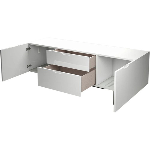 Used Modloft Modern Furniture Eldridge White Media Storage for sale on AptDeco
