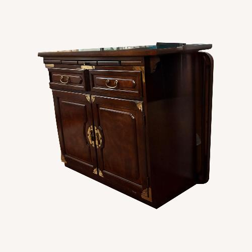 Used Bernhardt Chinoiserie 2 Drawer Bar for sale on AptDeco