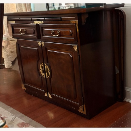 Used Bernhardt Chinoiserie 2 Drawer Bar for sale on AptDeco