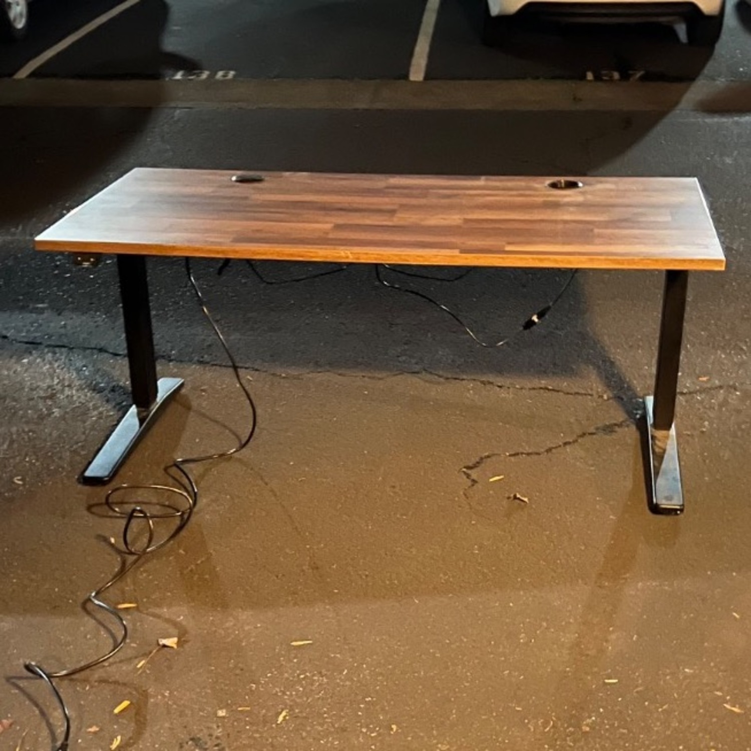 Dark Brown Desk - image-7