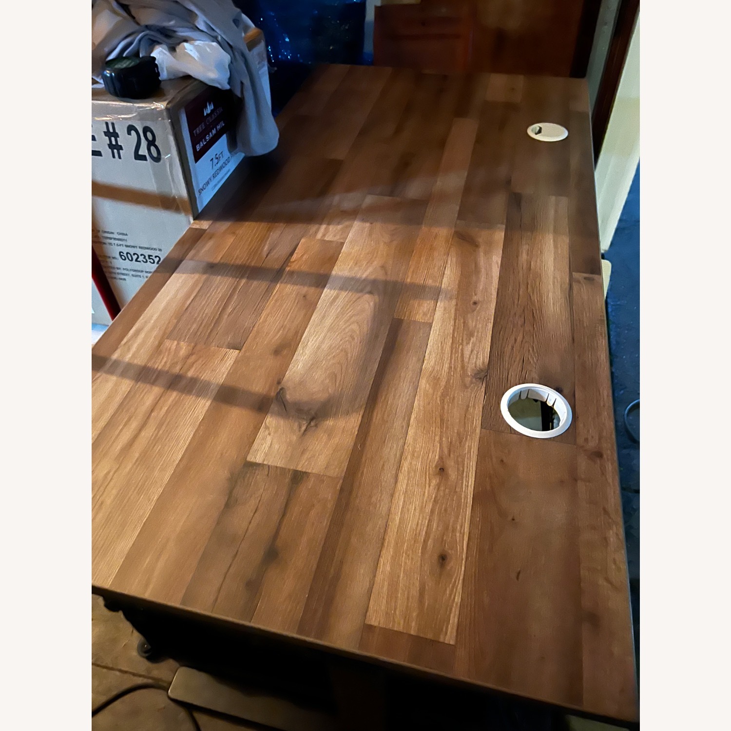 Dark Brown Desk - image-1