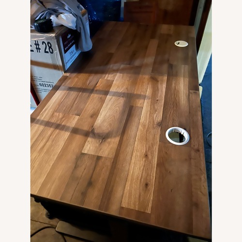 Used Dark Brown Desk for sale on AptDeco